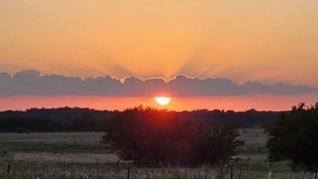 Amazing Texas sunset
