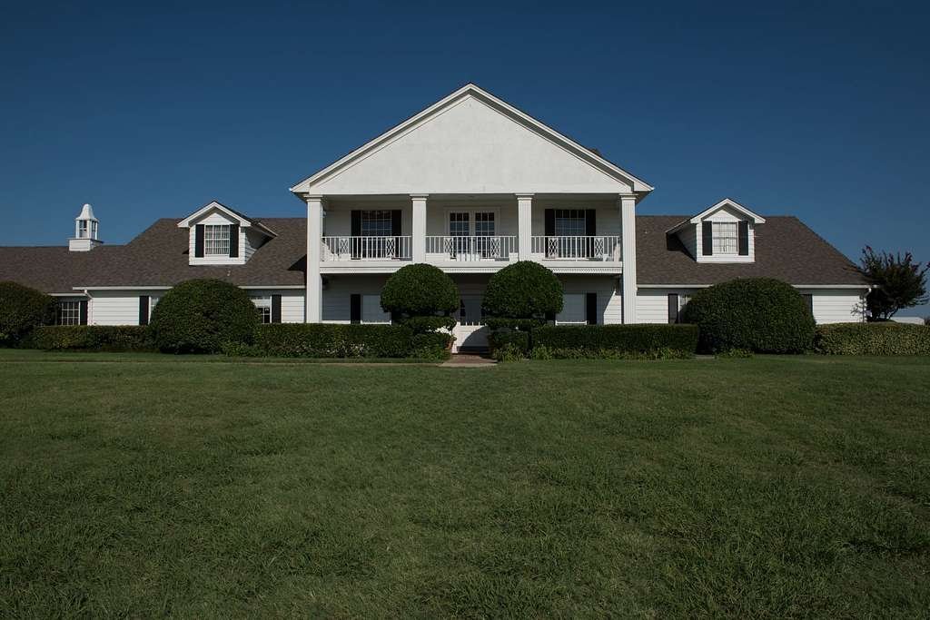 Main house at Southfork Ranch in Parker, Texas north of Dallas. 