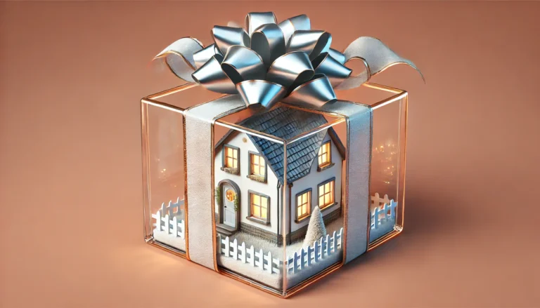 A wraparound mortgage could be described as a house in a gift box wrapped with a ribbon and bow on top.